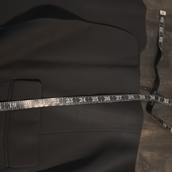 Vintage Elizabeth Black Classic One Button Career Wear Blazer Size 18 - Picture 6 of 6